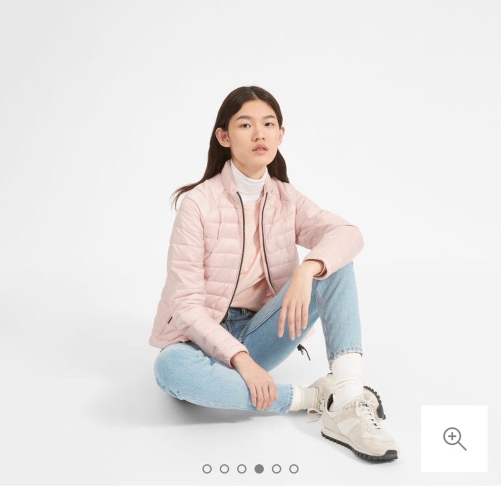 Everlane rose/pink ReNew lightweight puffer jacket